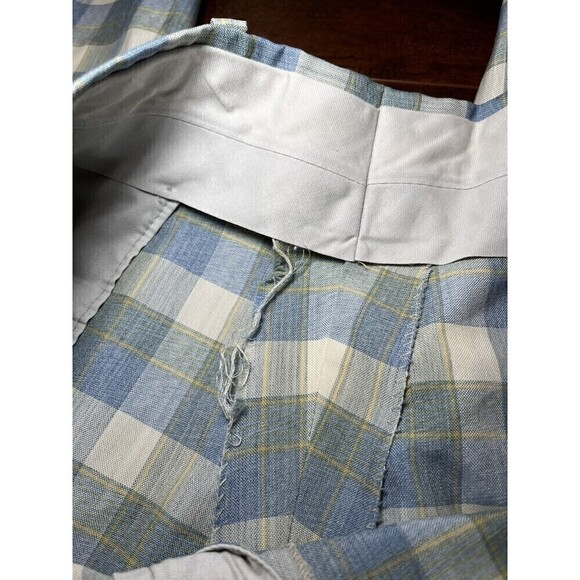 Vintage Montgomery Ward Plaid Easter Golf Cocktail Gingham Y2K Pants Read Below - Picture 2 of 11